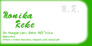 monika reke business card